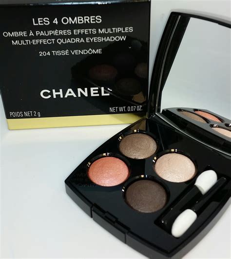 chanel eyeshadow tisse vendome|Chanel Tisse Vendome (204) Les 4 Ombres Eyeshadow Quad.